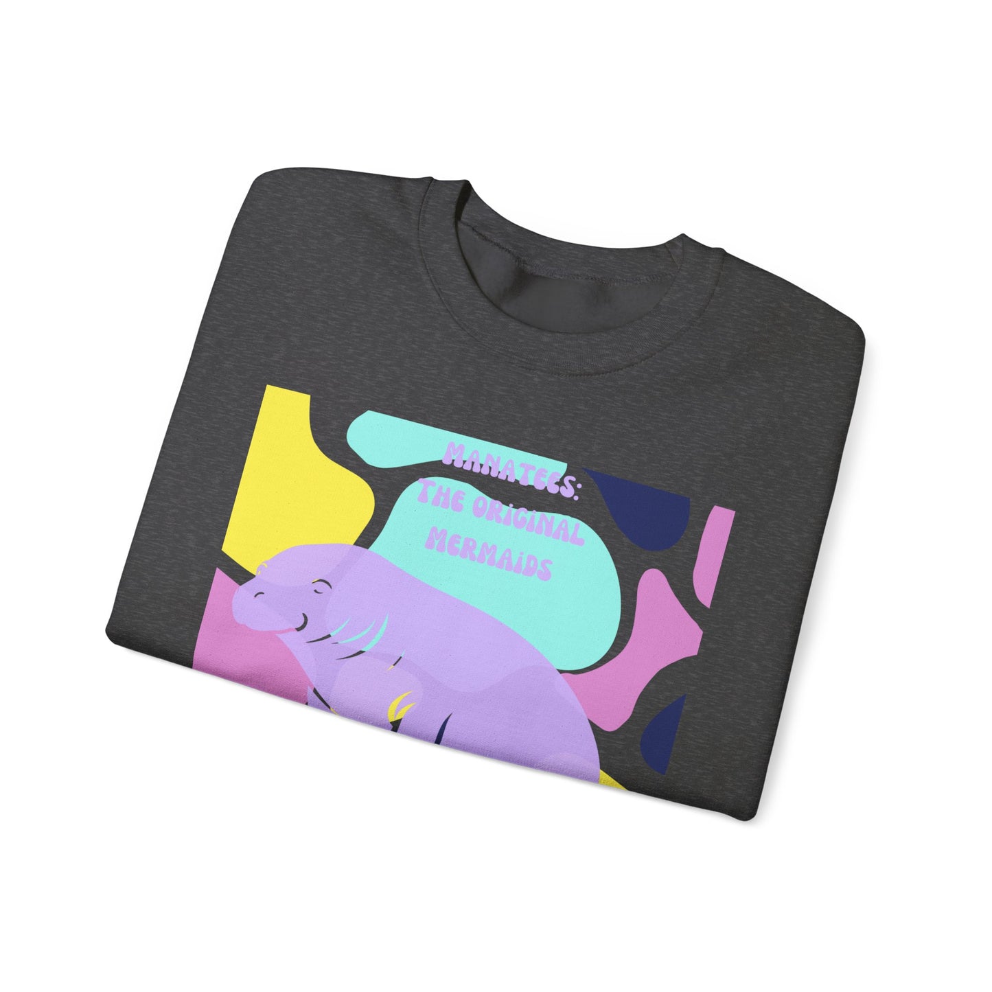 The Original Mermaid Manatee Unisex Heavy Blend™ Crewneck Sweatshirt