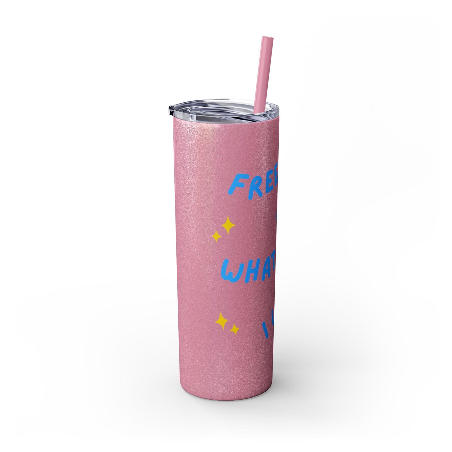 Free To Do What I Want Tumbler with Straw, 20oz