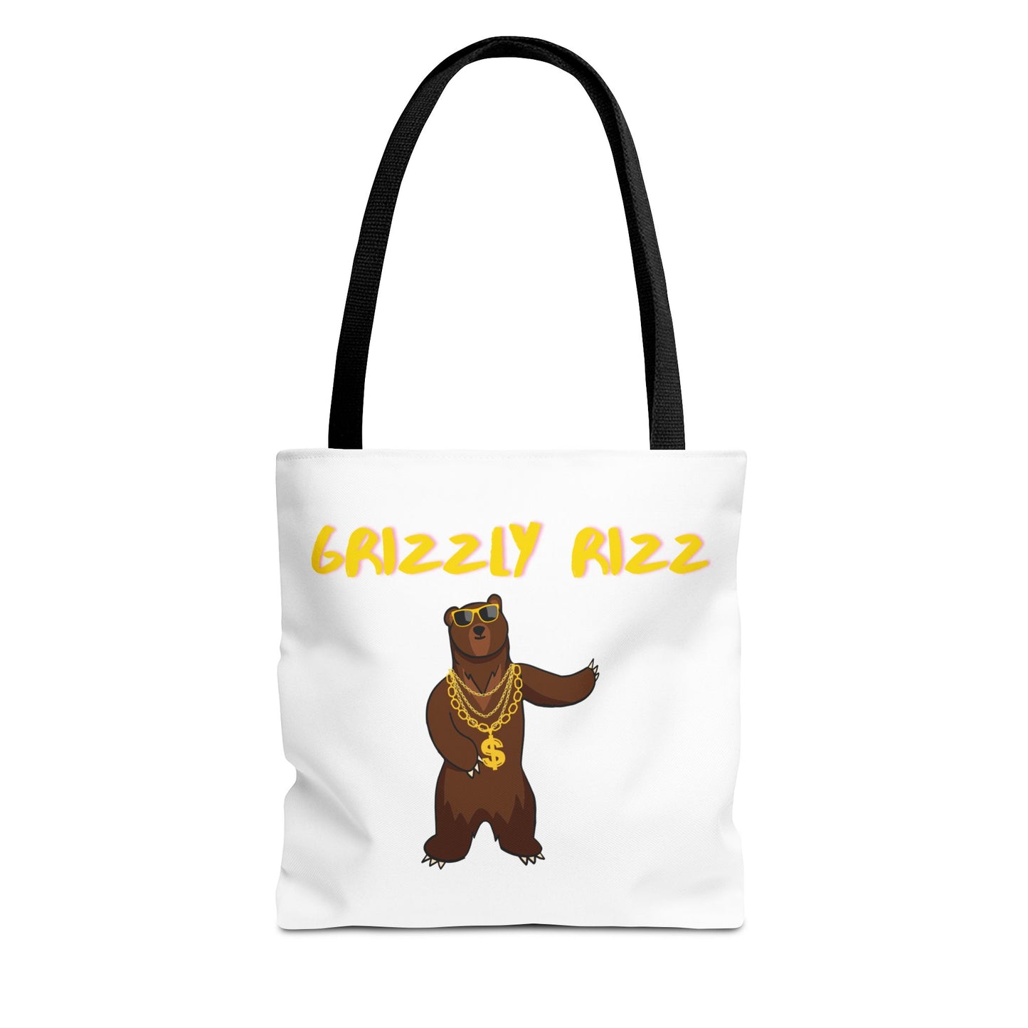 Grizzly Rizz Bear Tote Bag