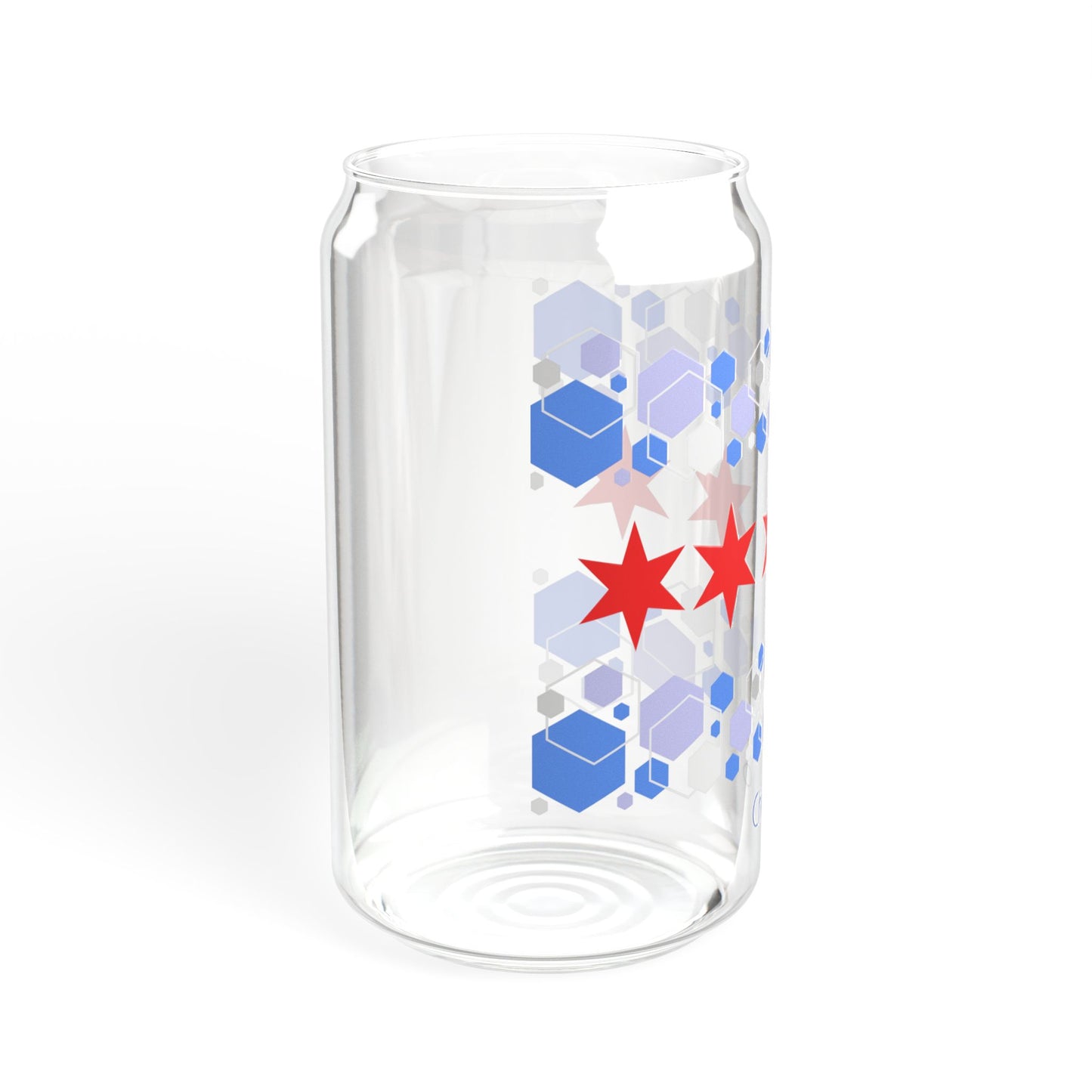 Modern Chicago Sipper Glass, 16oz