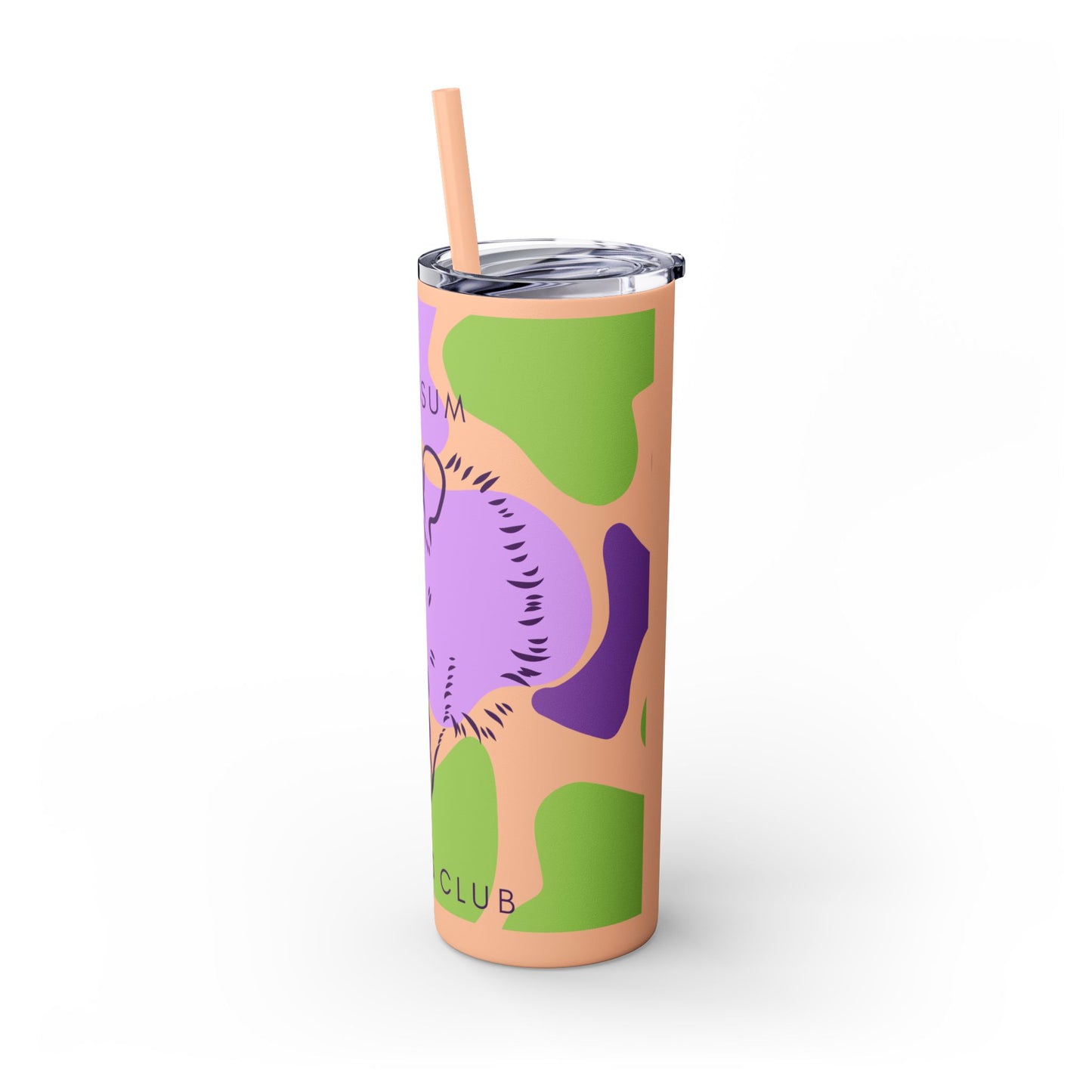 Opossum Club Tumbler with Straw, 20oz