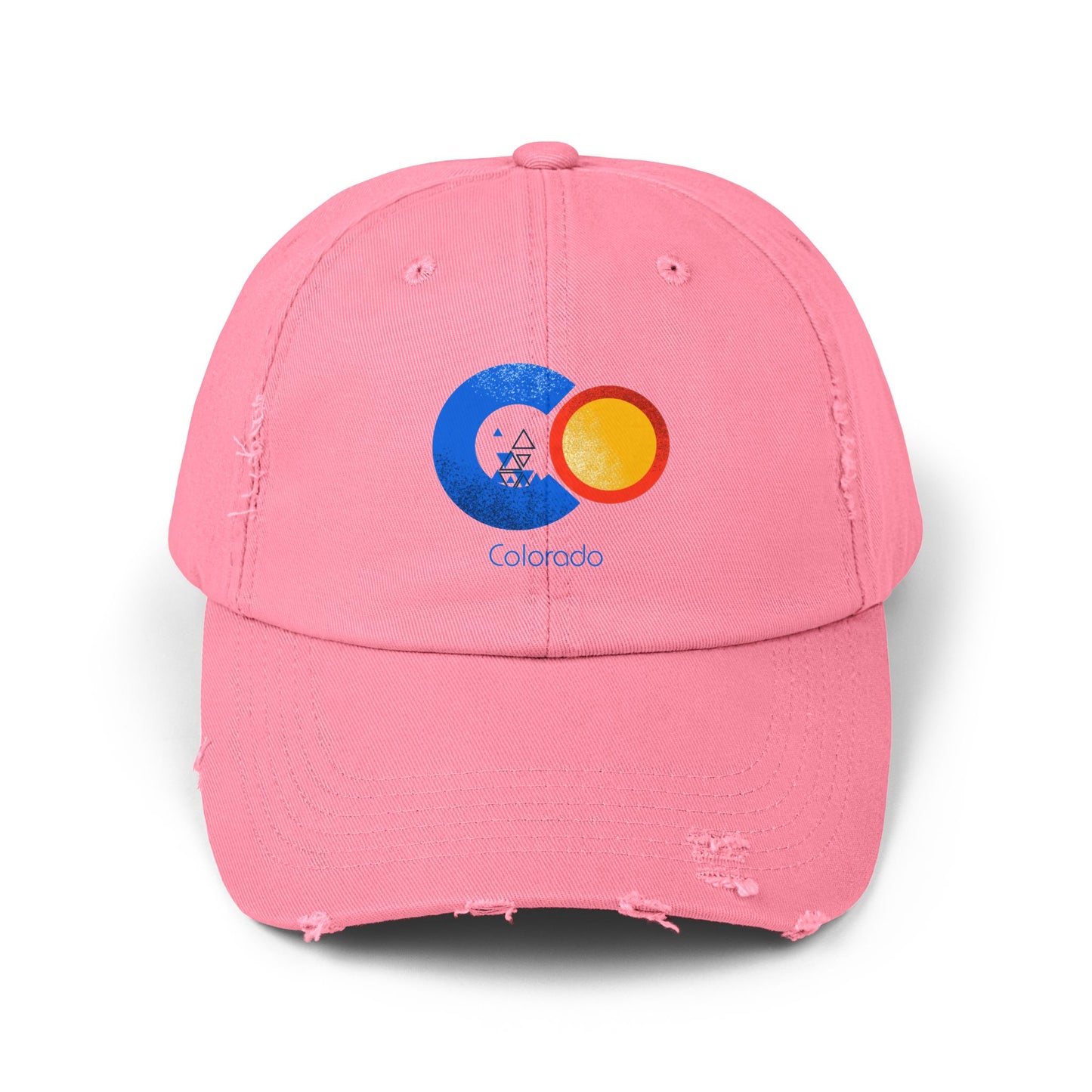 Modern Colorado Unisex Distressed Cap