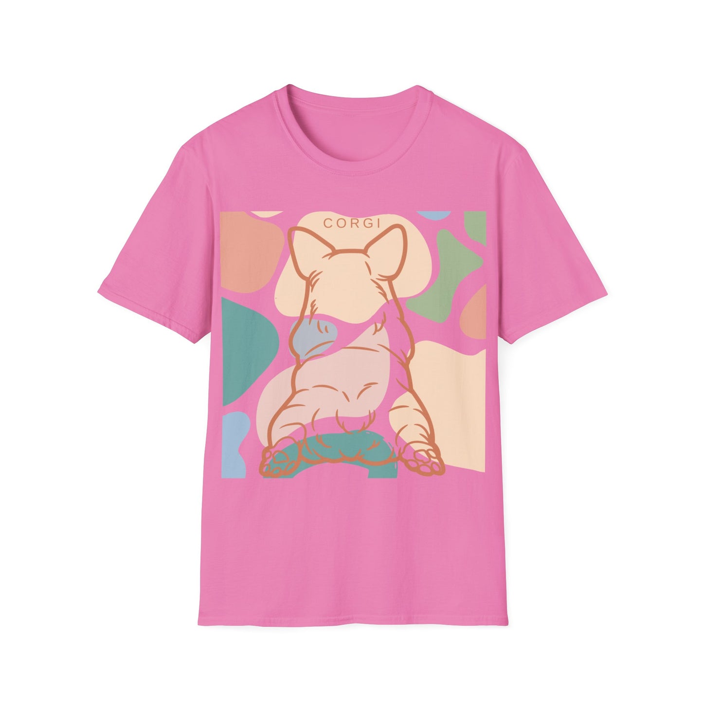 Cute Corgi Rump Unisex Softstyle T-Shirt