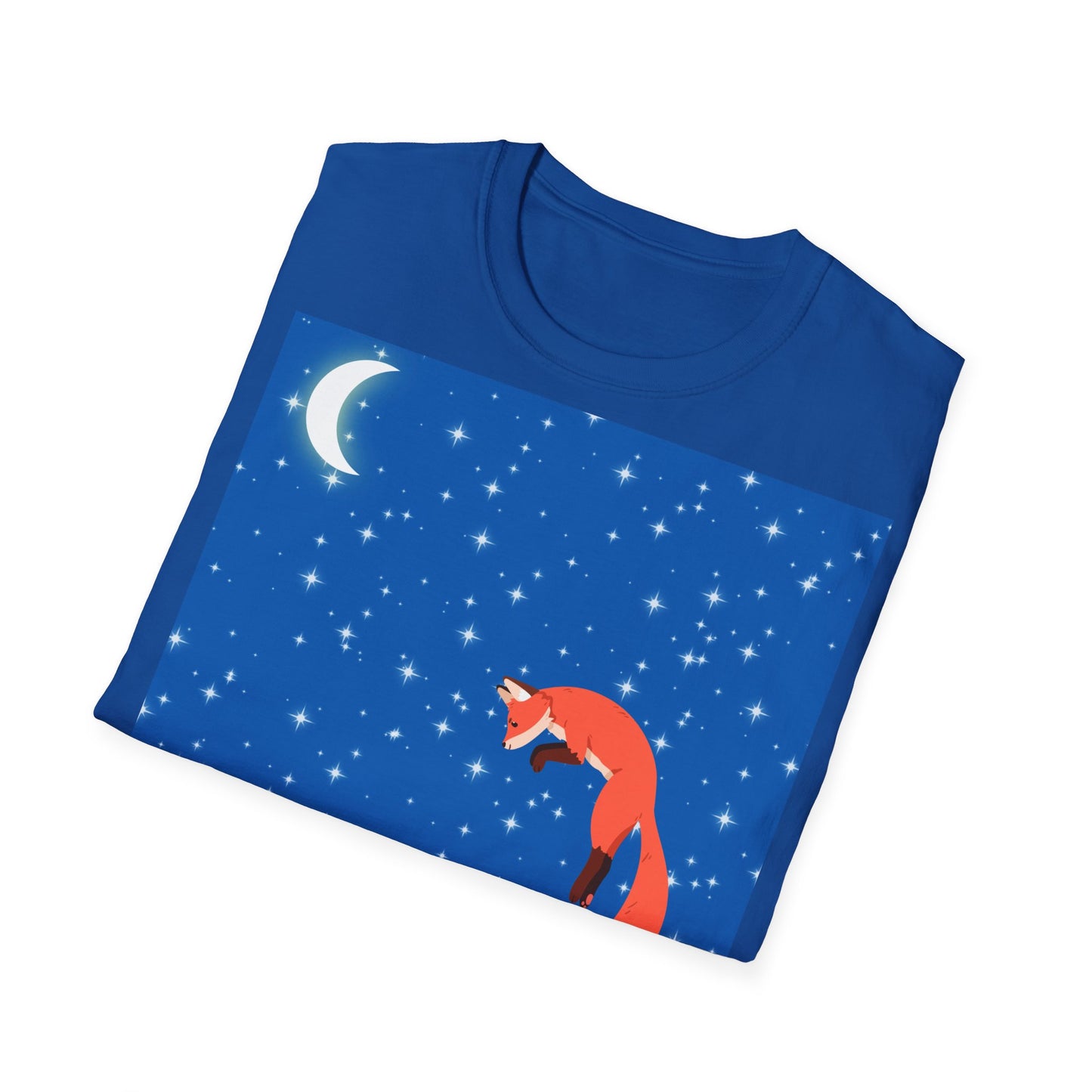 Camiseta unisex de estilo suave Snow Jumping Fox 