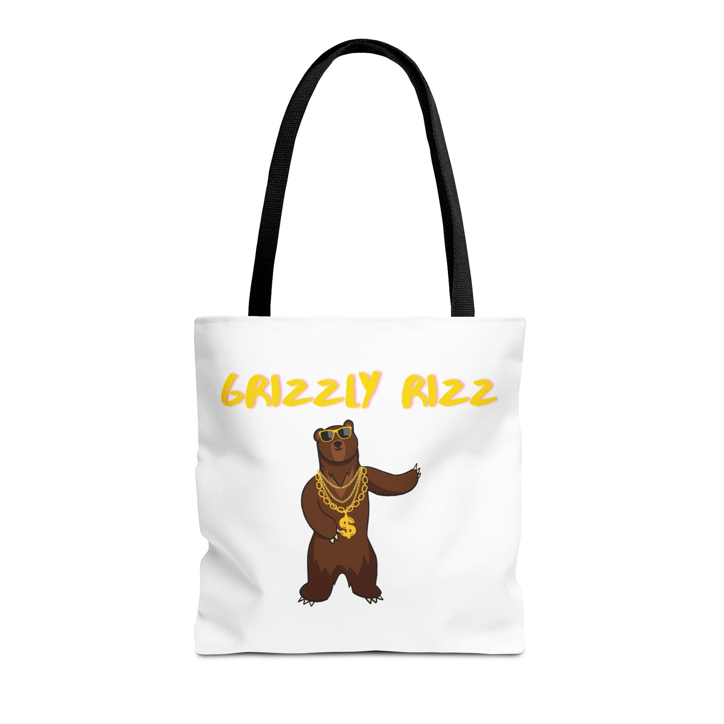 Grizzly Rizz Bear Tote Bag