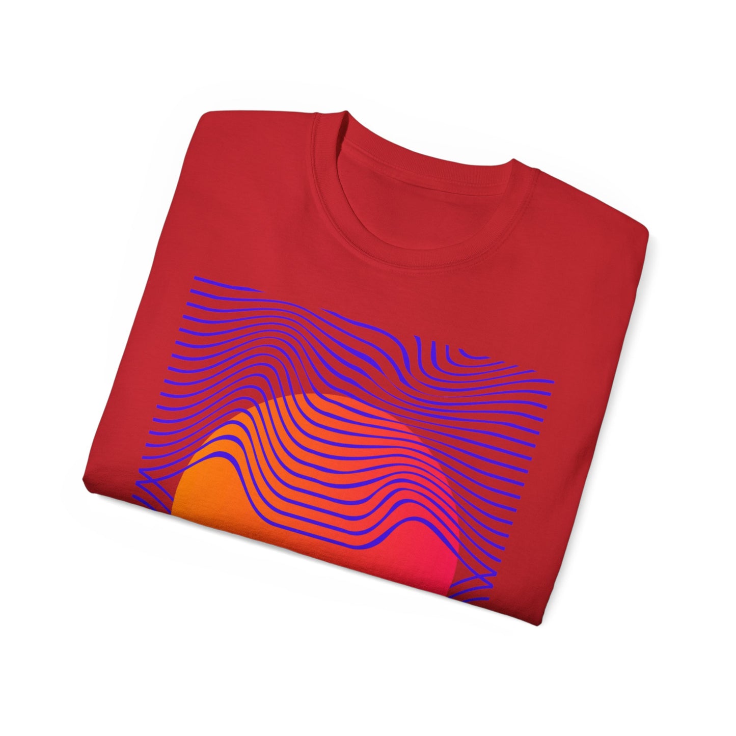 Camiseta unisex de algodón ultrafino Waves EU